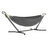 Hammock - Metal and Cotton - Black Stand