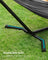 Hammock - Metal and Cotton - Black Stand