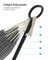 Hammock - Metal and Cotton - Black Stand