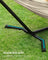 Hammock - Metal and Cotton - Black Stand
