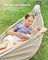 Hammock - Metal and Cotton - Black Stand