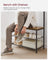 Hat Coat Stand - Particleboard and Metal - Rustic Brown
