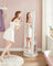 Rotatable Jewellery Cabinet - Wood - White