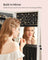 Rotatable Jewellery Cabinet - Wood - White