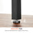 Extendable Dining Table - Wood and Steel - Rustic Brown and Ink Black