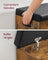 3 Compartments Shoe Bench - Chipboard and Foam - Rustic Brown