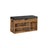 3 Compartments Shoe Bench - Chipboard and Foam - Rustic Brown