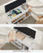 Shoe Bench - Chipboard - White - with Cushion 3 Compartments