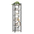 6-Tier Bookshelf, , Heather - Wood and Steel - Greige and Ink Black