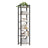 6-Tier Bookshelf, , Heather - Wood and Steel - Greige and Ink Black