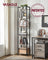 6-Tier Bookshelf, , Heather - Wood and Steel - Greige and Ink Black