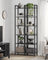 6-Tier Bookshelf - Wood and Steel