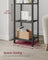 6-Tier Bookshelf, , Black - Particleboard and Steel - Ebony Black
