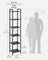 6-Tier Bookshelf - Wood and Steel
