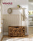 Rustic Brown Storage Chest - Particleboard - Rustic Brown