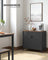 Double-Door Floor Cabinet - Particleboard - Rustic Brown