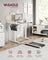 Height Adjustable Desk - Steel and Wood - Classic White