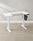 Height Adjustable Desk - Steel and Wood - Classic White