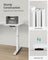 Height Adjustable Desk - Steel and Wood