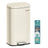 Steel Pedal Kitchen Bin - Steel Bin and Plastic Inner Bucket - Sand Beige
