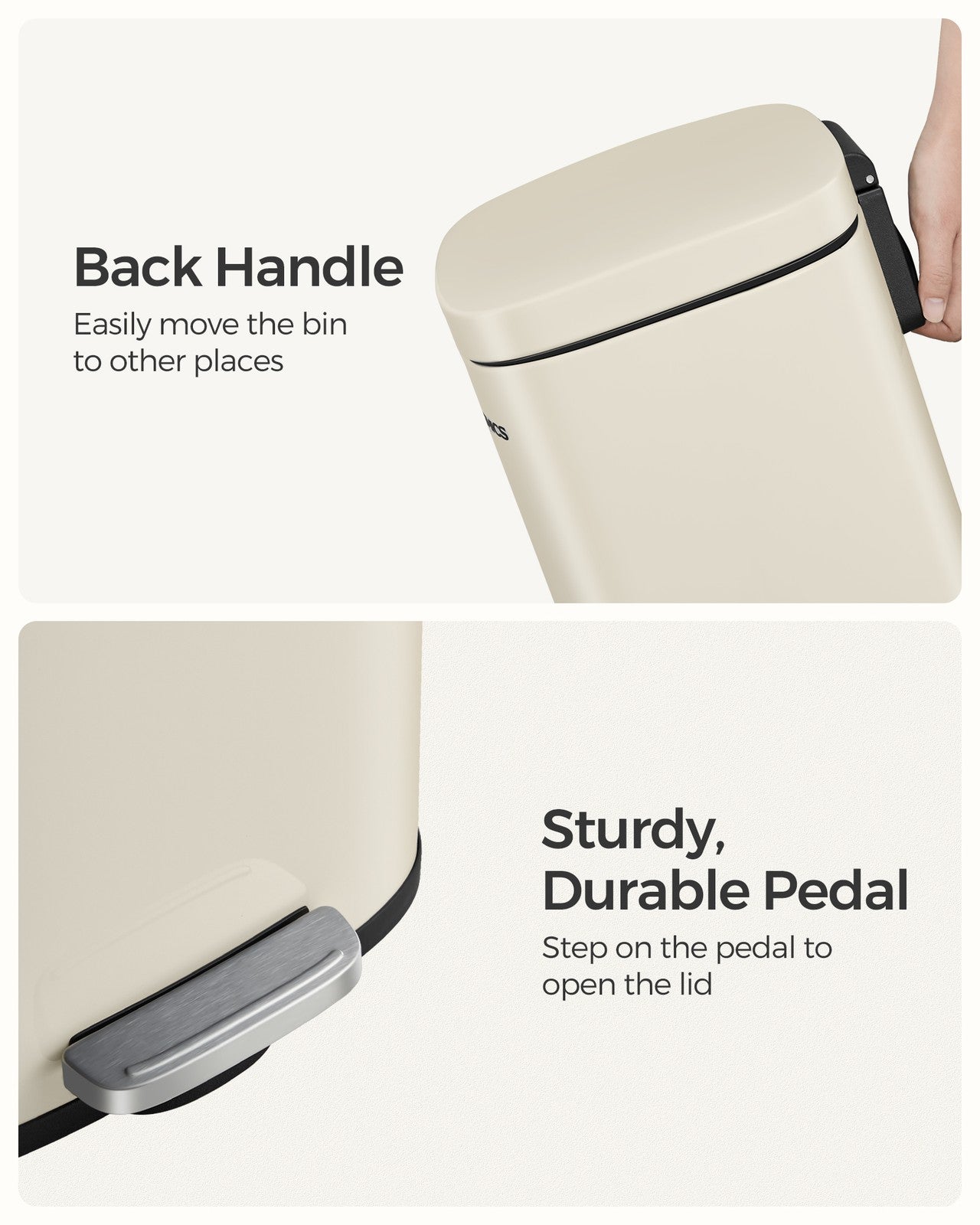 Steel Pedal Kitchen Bin