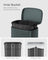 Pedal Trash Can - Powder Coated Steel Bin - Smoky