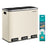 Kitchen Pedal Bin - Steel Bin and PP Plastic Inner Bucket - Sand Beige