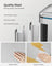 Steel Step-Open Trash Can - Steel Bin and Plastic - Silver