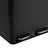 Triple Trash Can - Steel and PP Plastic Inner Bucket - Black