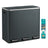 Kitchen Rubbish Bin - Steel and PP Plastic Inner Bucket - Smoky
