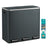 Kitchen Rubbish Bin - Steel and PP Plastic Inner Bucket - Smoky