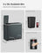 Kitchen Rubbish Bin - Steel and PP Plastic Inner Bucket - Smoky