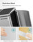 3 Compartments Dustbin - Stainless Steel and Plastic Inner Bucket - Silver