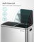 Double Rubbish Bin - Steel Bin and PP Plastic Inner Bucket - Smoky