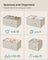Chest of Drawers - Wood Top and Steel - Cream White