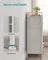 Chest of Drawers, 7 Drawers - Wood and Steel - White and Beige