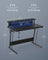 Gaming Desk - Wood and Steel - Ebony Black - with LED Lights