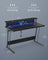 Gaming Desk - Wood and Steel - Ebony Black - with LED Lights