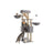 Heavy-Duty Cat Tower - Wood and Plush - Dove Grey