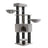 Heavy-Duty Cat Tower - Wood and Plush - Dove Grey
