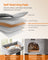 Heavy-Duty Cat Tower - Wood and Plush - Dove Grey