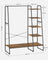 Clothes Rail - Wood Wood and steel - Vintage Brown-black