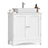 Under Sink Bathroom Cabinet - MDF - Cloud White - with 2 Doors