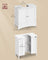Under Sink Bathroom Cabinet - MDF - Cloud White - with 2 Doors