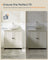 Bathroom Under Sink Cabinet - 30L - Particleboard - Superfast Toolless Assembly