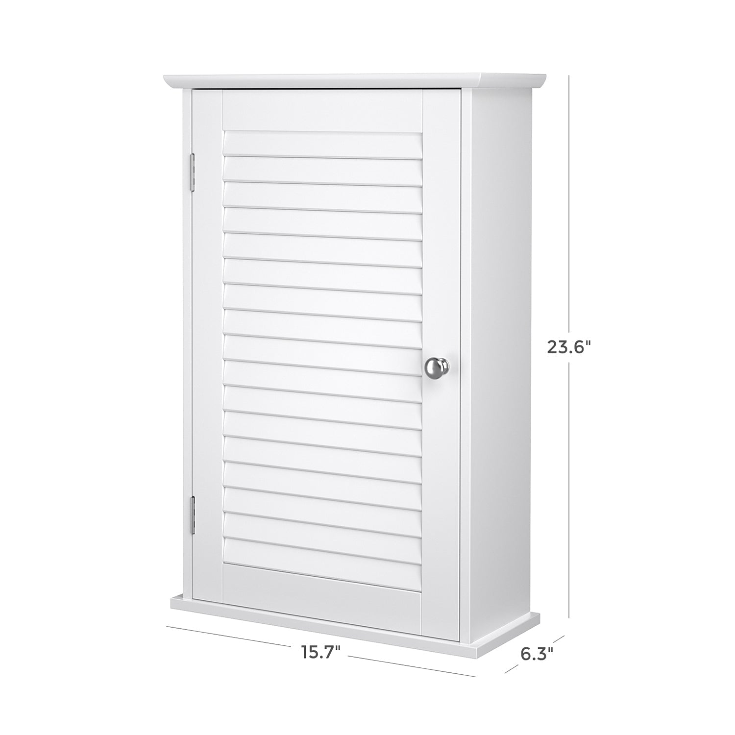 Wall Cabinet - White - Wooden