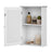 Wall Cabinet - White - Wooden