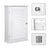 Wall Cabinet - White - Wooden