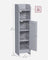 Freestanding Slim Bathroom Cabinet - Wood - White - Adjustable Shelves