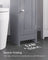 Freestanding Slim Bathroom Cabinet - Wood - White - Adjustable Shelves